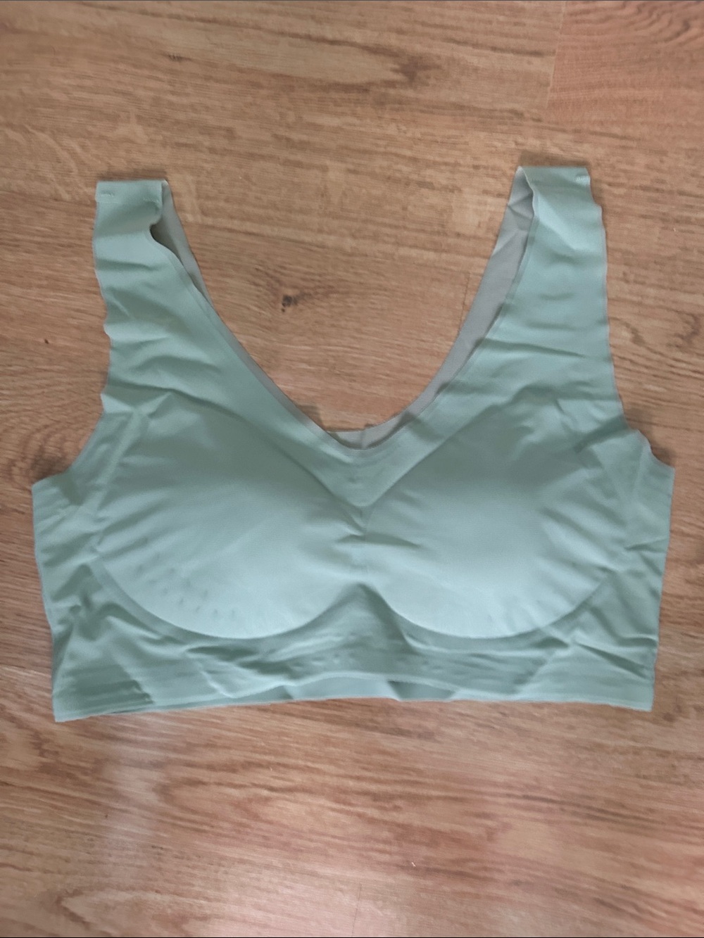 Seamless Wireless Comfort Bra in Mint Green